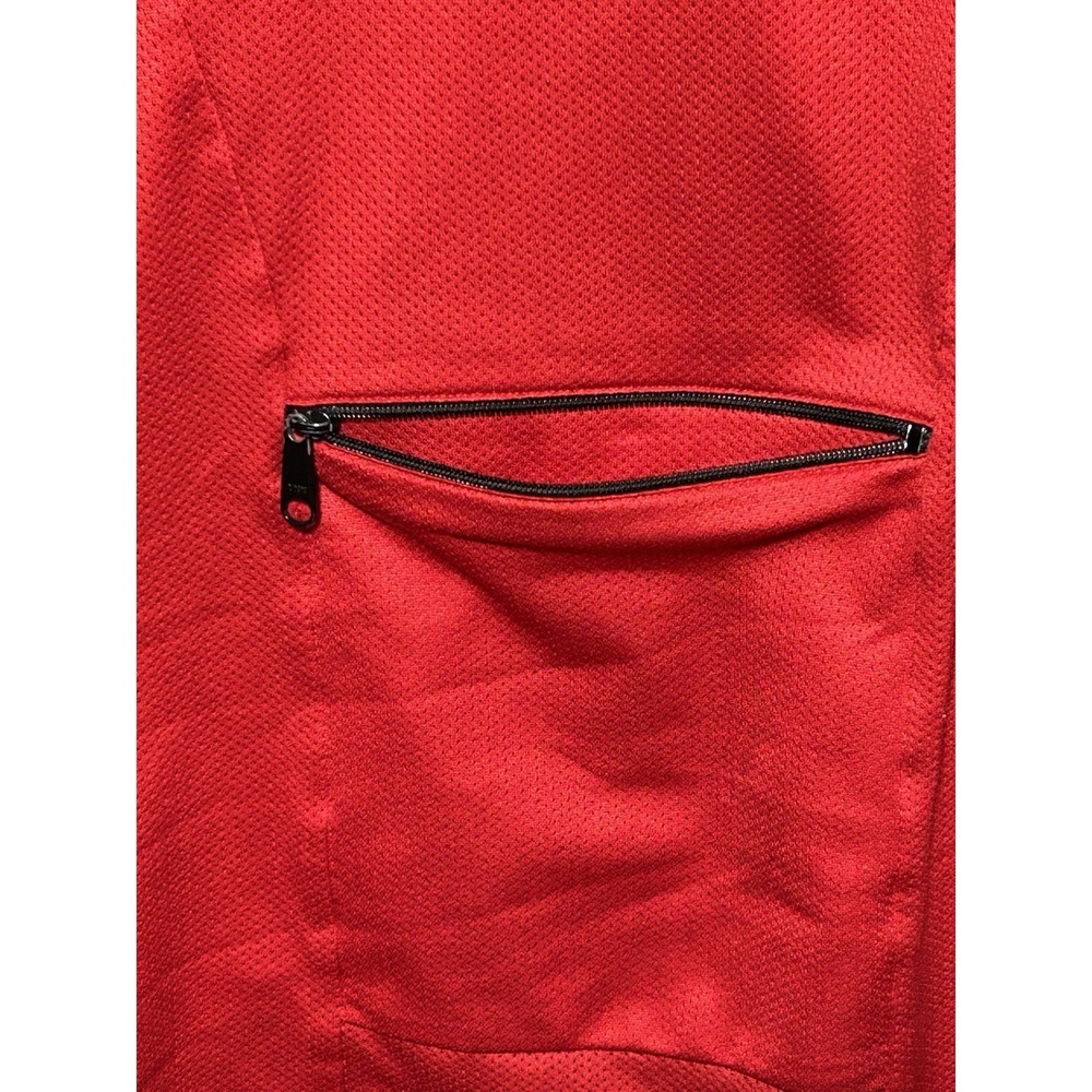 Pearl Izumi Cycling Jersey Mens Large Red Full Zip Short Sleeve Biking - Picture 13 of 13